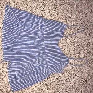 open back tie tank from abercrombie and fitch!